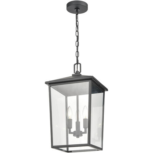 Fetterton 3 Light 11 inch Powder Coated Black Outdoor Hanging Lantern